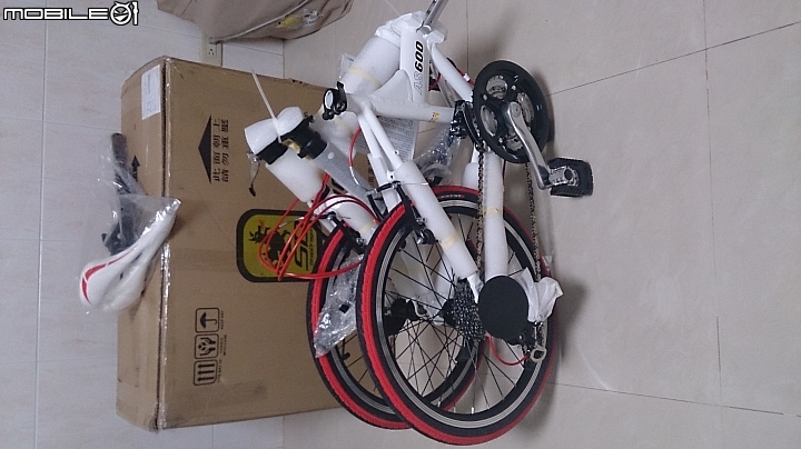 國產 ST買了一陣子了~現在才持一點發開箱文- StepDragon AS600-20吋鋁合金24速Shimano定位變速摺疊車