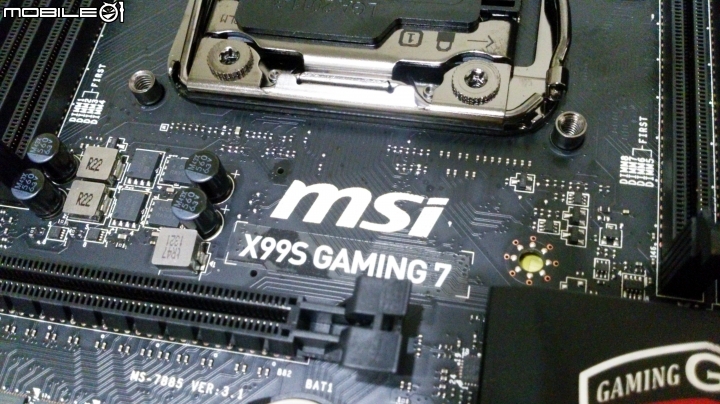 MSI X99S GAMING 7、5920X簡單開箱-接棒XD