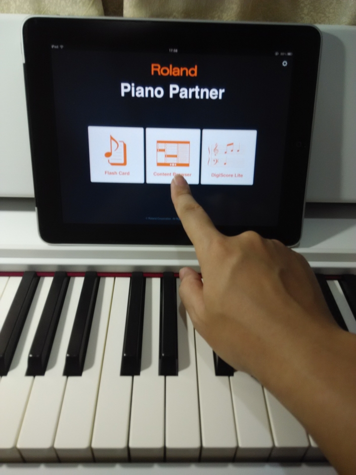 Roland 數位鋼琴 與 iPad 連接成功!