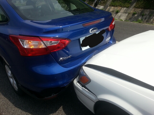 喔耶，牽兩個多月的新車被撞之人生第一次被撞