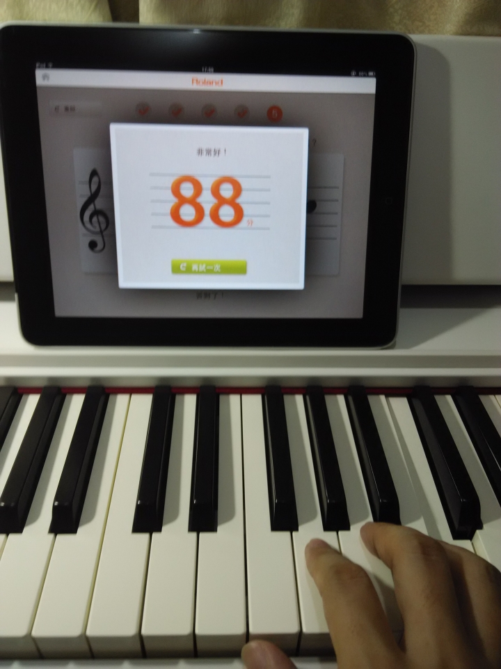 Roland 數位鋼琴 與 iPad 連接成功!