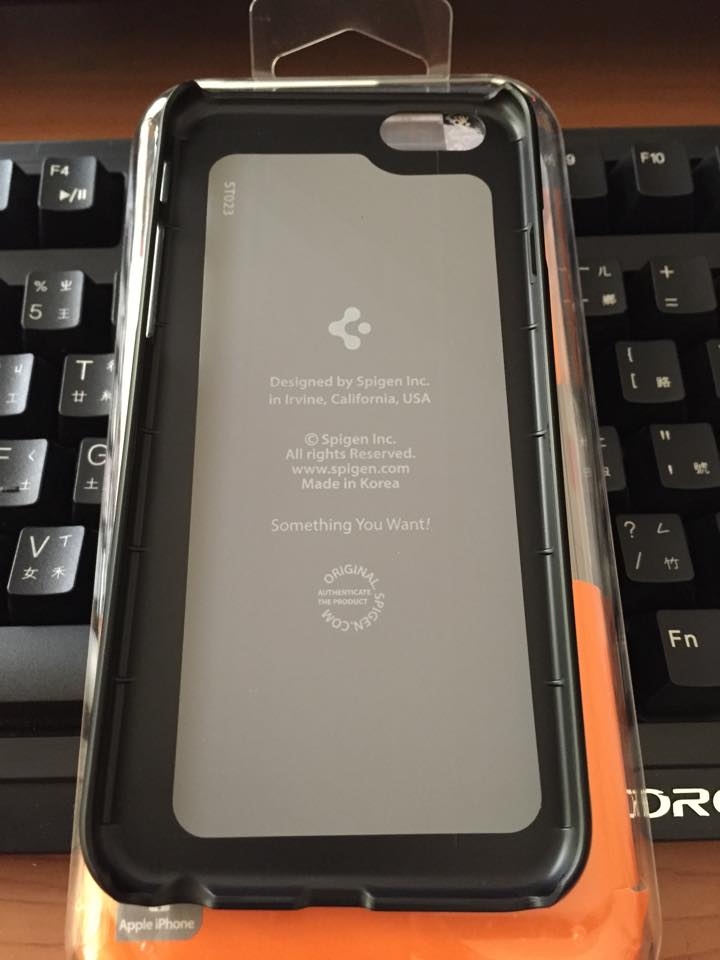 [開箱] iPhone6 保護殼- Spigen Aluminum Fit