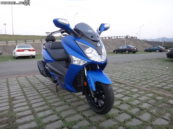 [開箱] 深藍好朋友 2014 SYM GTS300i abs 消光藍