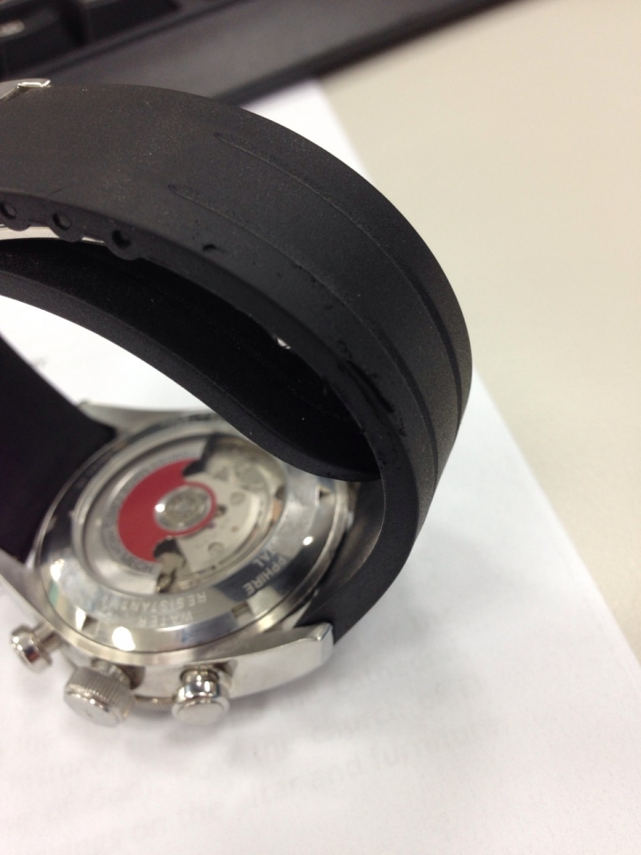 ORIS Artix GT 原廠橡膠錶帶