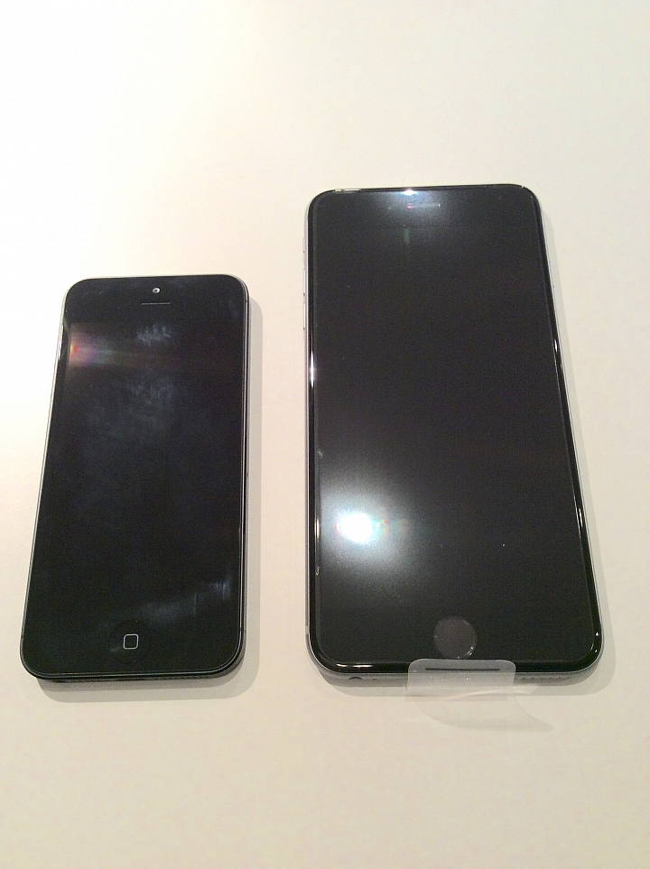 [ 開箱 ] iPhone 6 plus space grey 太空灰 與iPhone 5 black slate 比較