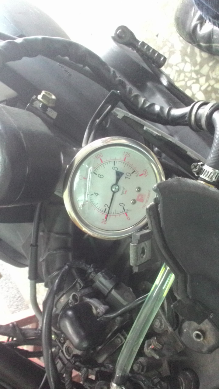 請教SYM 100CC 噴射車 汽油幫浦 無法持壓檢測