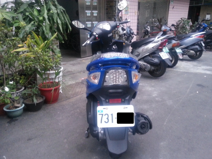 2014/9/19 KYMCO G6E 125 閃藍 開箱