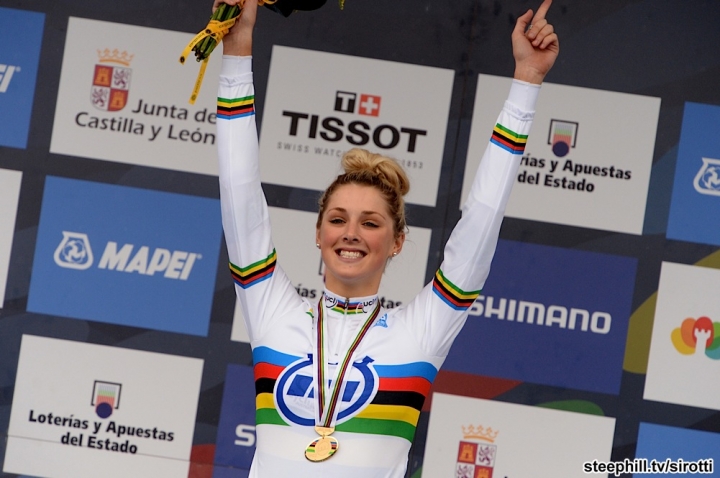 2014 UCI Road World Championships 世界公路車錦標賽 青女及男子U23計時賽結果
