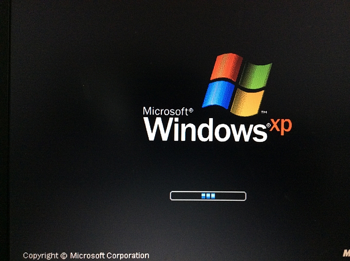 x60 掛了，進不了win xp.