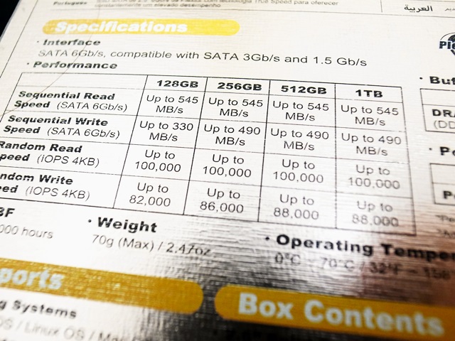 新玩具開箱連發之 Plextor M6pro 256g 到底好不好？