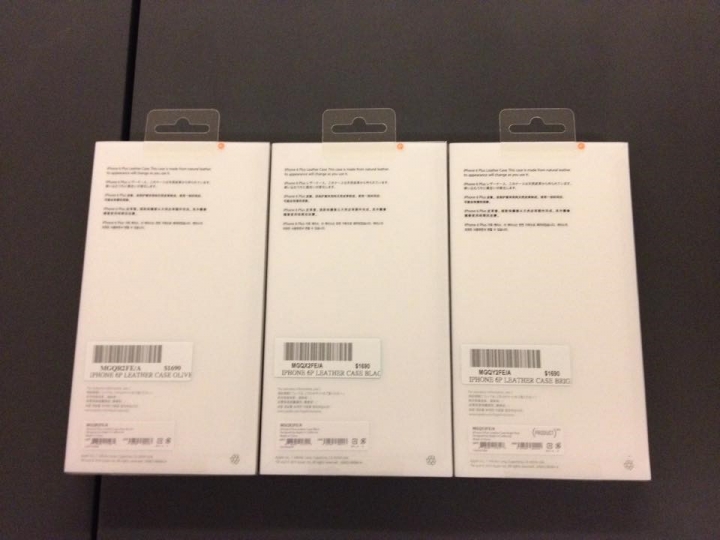 iPhone 6 Plus 原廠皮質保護殼偽開箱