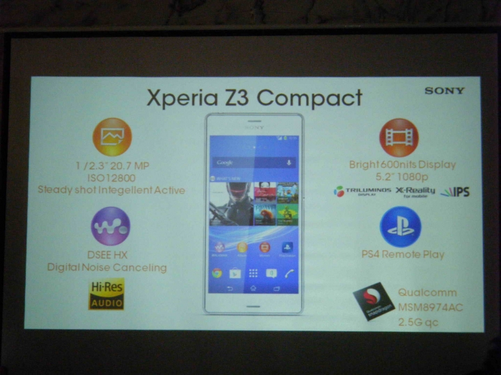 Sony雙旗艦Xperia Z3、Z3 Compact體驗會(台中場，圖多請見諒)