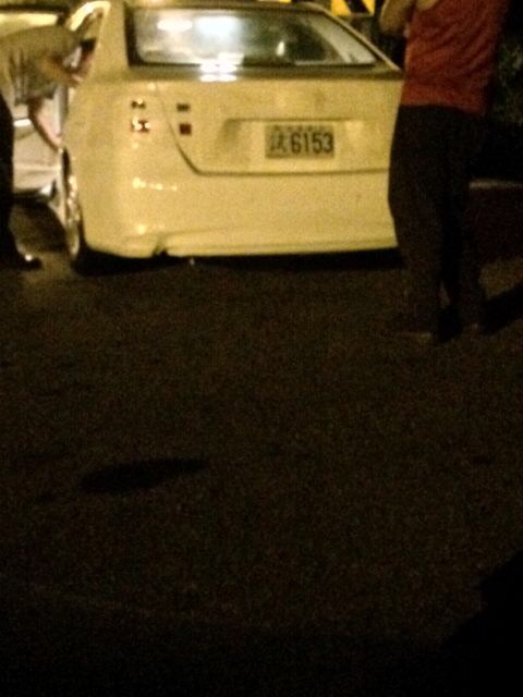 陽明山遇到偽裝車
