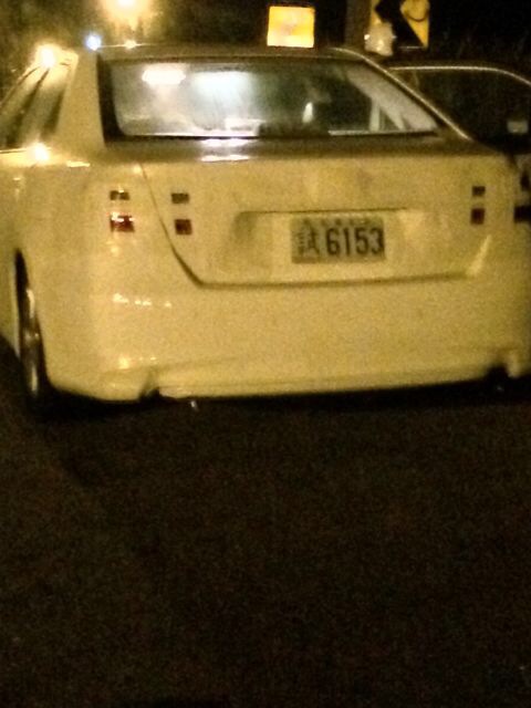 陽明山遇到偽裝車