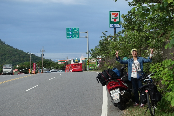 2014年 兩個菜鳥的單車機車14天環島行（第3天屏東船帆石 -> 台東金崙）
