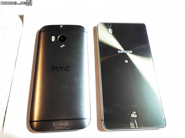 Infocus M810金與HTC M8簡易比較