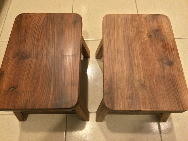 (開箱)老師傅手作餐桌椅+小凳+自製蜂蠟(圖多)