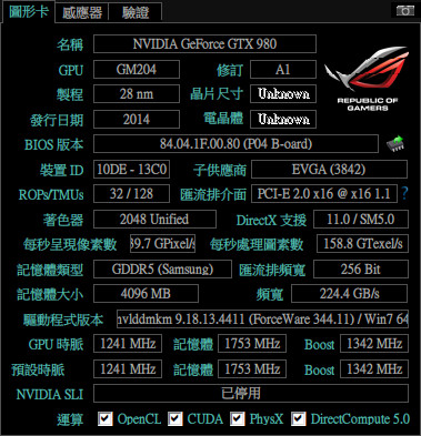 [開箱]EVGA GTX980 SC