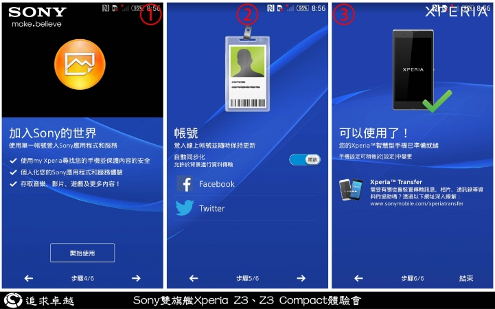 追求卓越-Sony雙旗艦Xperia Z3、Z3 Compact體驗會-台北場