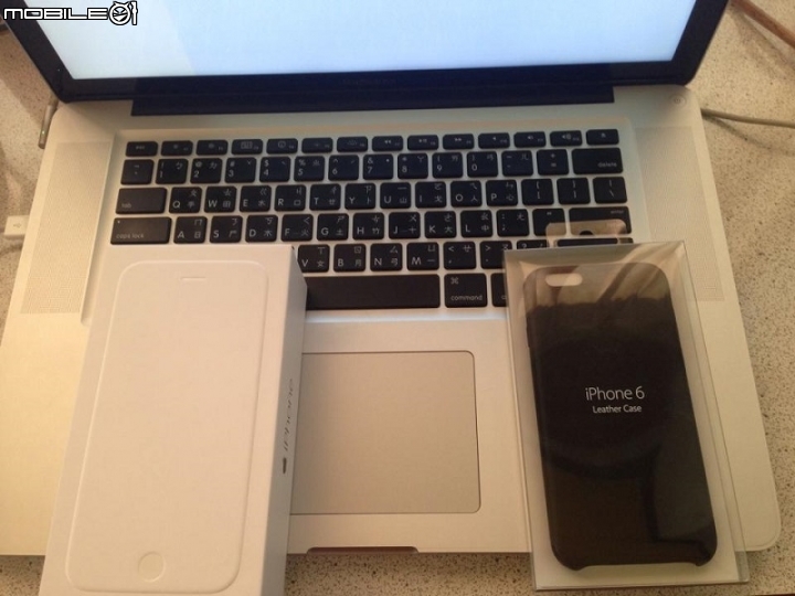 iPhone6&原廠保護殼  開箱