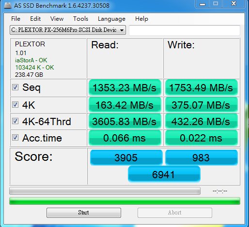 新玩具開箱連發之 Plextor M6pro 256g 到底好不好？