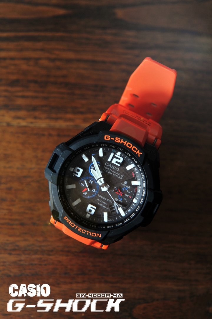 casio g-shock 太陽能電波gw-4000r-4a 亮眼黑/橘開箱~ - Mobile01
