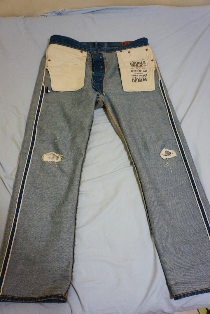 [分享] RRL Straight-Leg Repaired Denim