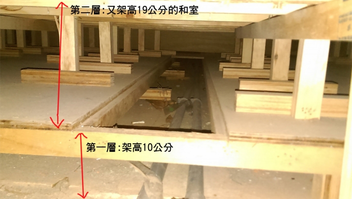 我遇到一個滑溜老工頭，未經同意施作架高木地板，期間還讓木地板泡到水....
