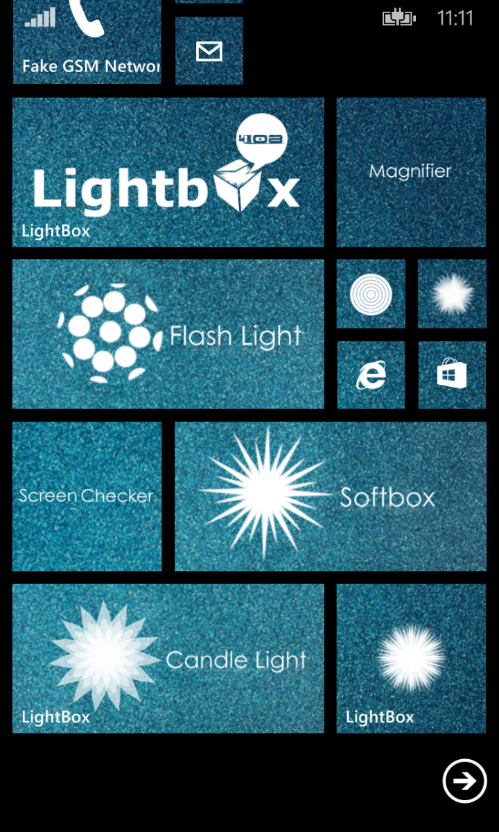 [限免]WP 軟體分享 -- LightBox (手電筒, 小夜燈... 等多種工具)