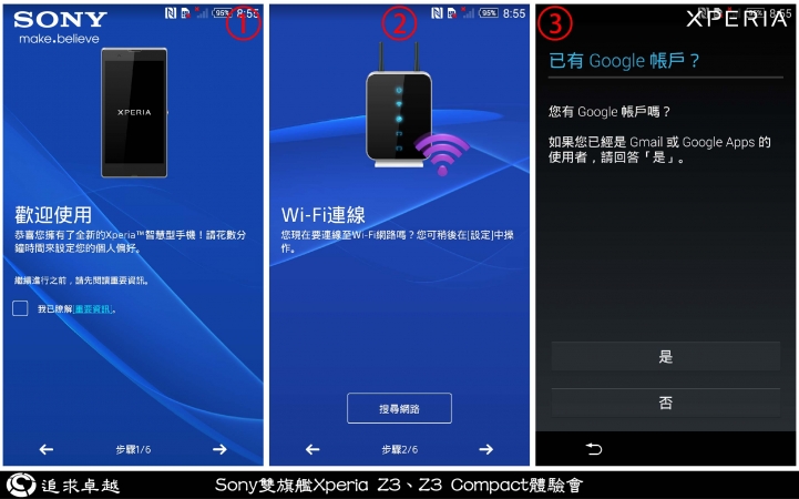 追求卓越-Sony雙旗艦Xperia Z3、Z3 Compact體驗會-台北場