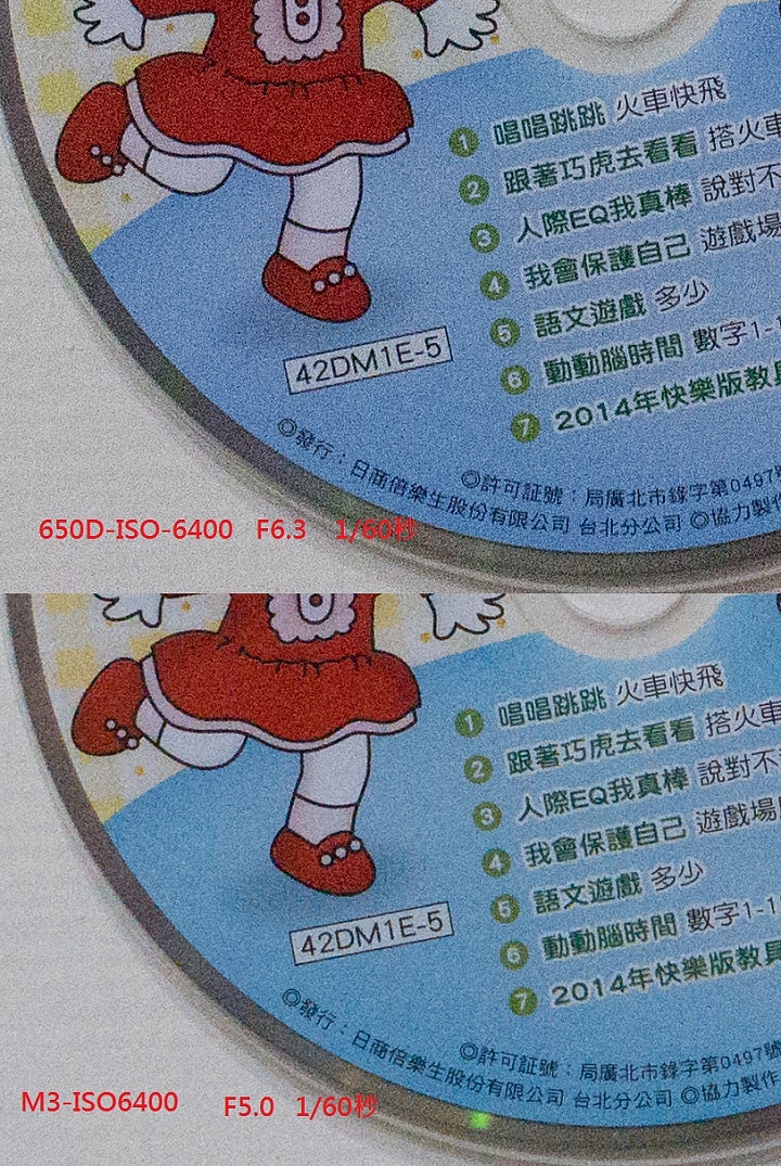 結果RX100 M3只誤差了1/3級ISO? 在容許值範圍內?