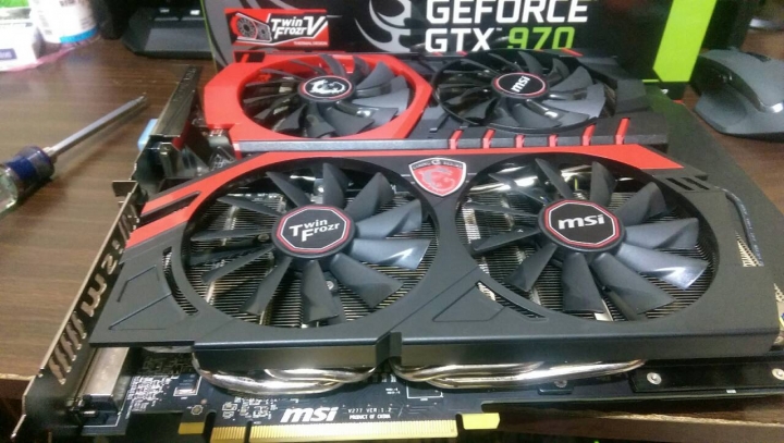 MSI GTX970簡易開箱 ~25F有上水冷簡易測試
