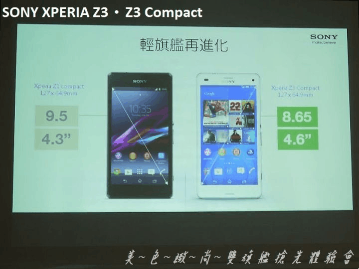 美色緻尚．SONY XPERIA Z3、Z3 Compact 雙旗艦搶先體驗會(高雄場)