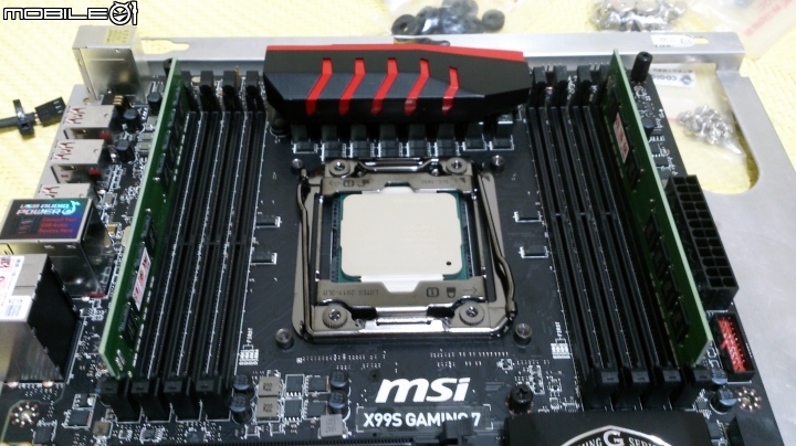 MSI X99S GAMING 7、5920X簡單開箱-接棒XD