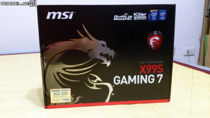 MSI X99S GAMING 7、5920X簡單開箱-接棒XD
