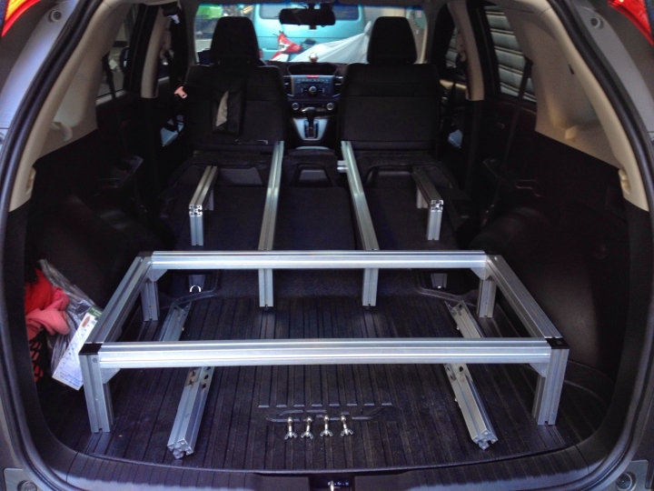 SCRV(CRV4) 車中床 part 1 (20140929 更新 part2)