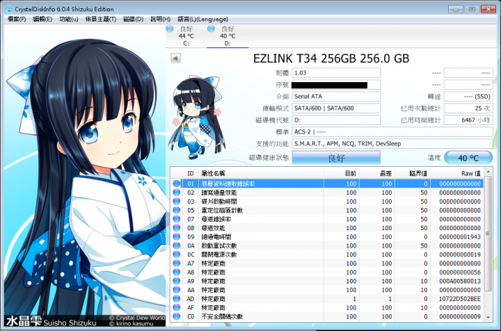 Ezlink T-34 256GB 壽命測試 (2015/3/22更新)~終點。