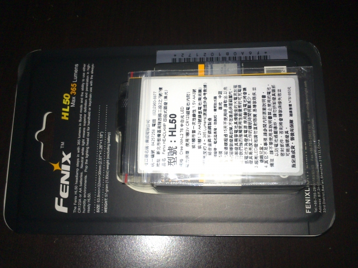 FENIX-HL50開箱