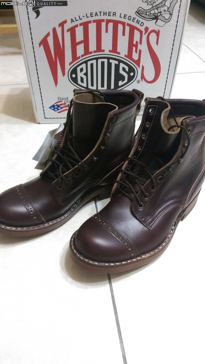 [微失望開箱]White's boots