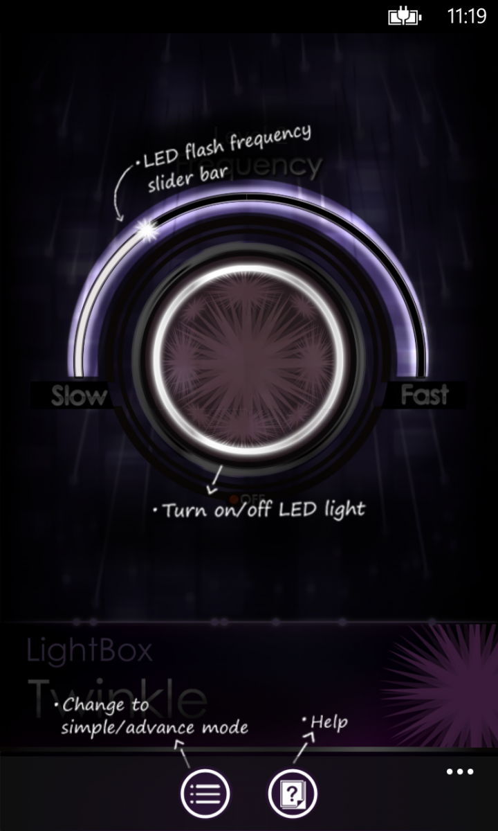[限免]WP 軟體分享 -- LightBox (手電筒, 小夜燈... 等多種工具)