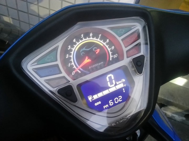 2014/9/19 KYMCO G6E 125 閃藍 開箱