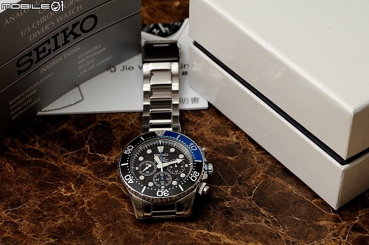 [200米深海潛將] Seiko Solar Quartz Chronograph MEN'S Watch SSC017P1