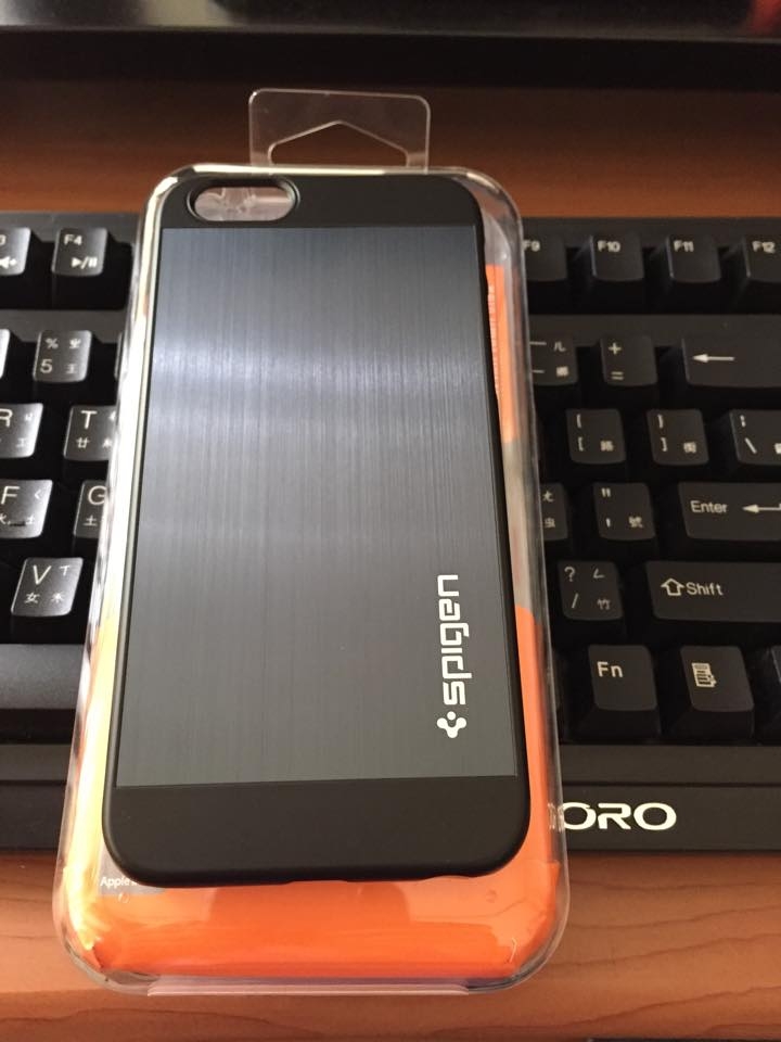 [開箱] iPhone6 保護殼- Spigen Aluminum Fit