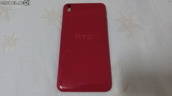 [簡單開箱] HTC 816 閃亮亮的蜜桃紅