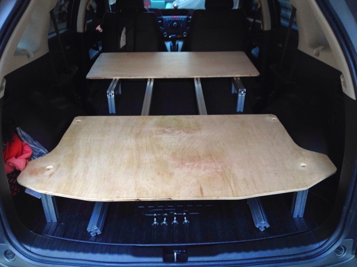 SCRV(CRV4) 車中床 part 1 (20140929 更新 part2)