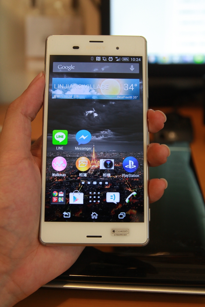 Sony Xperia Z3 冰晶白 小開箱
