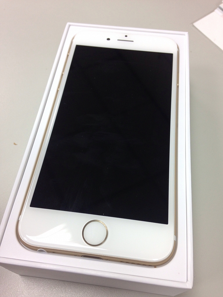 iPhone 6 64gb 金色開箱
