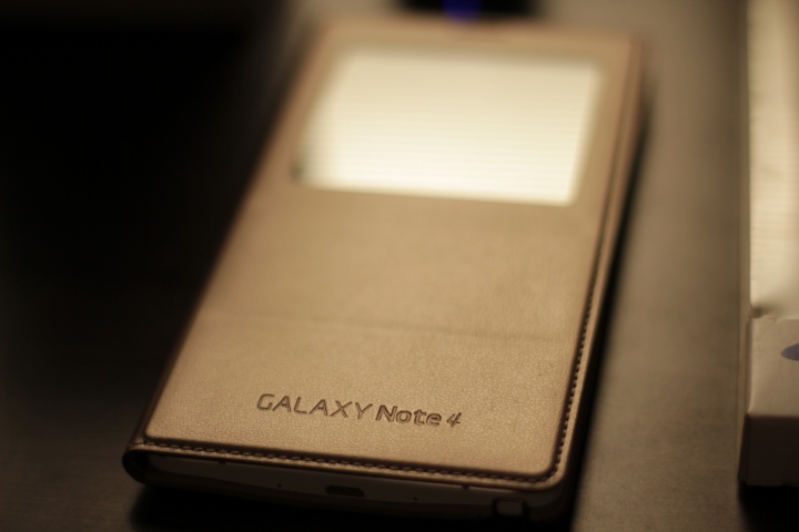 Galaxy Note 4 white & S View Gold 絕配/相機原圖輸出