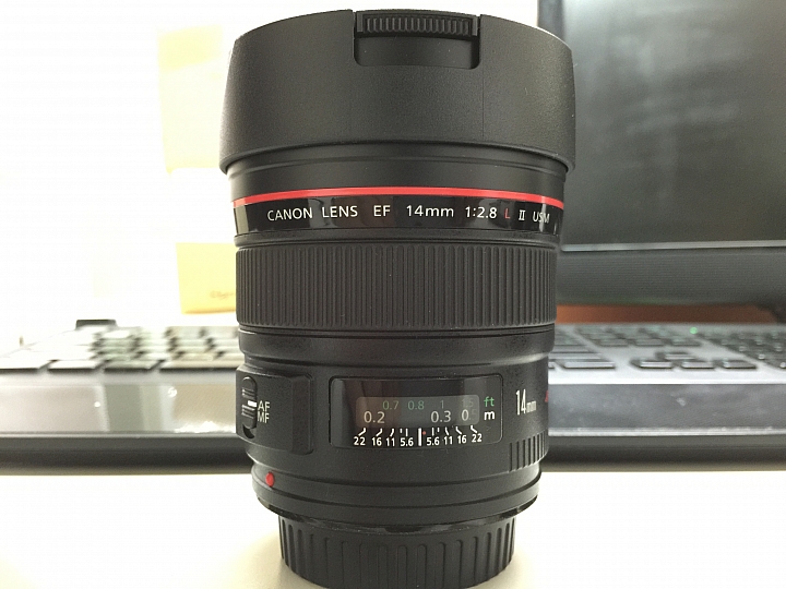 CANON 14mm F2.8 USM終於到了，來分享開箱照