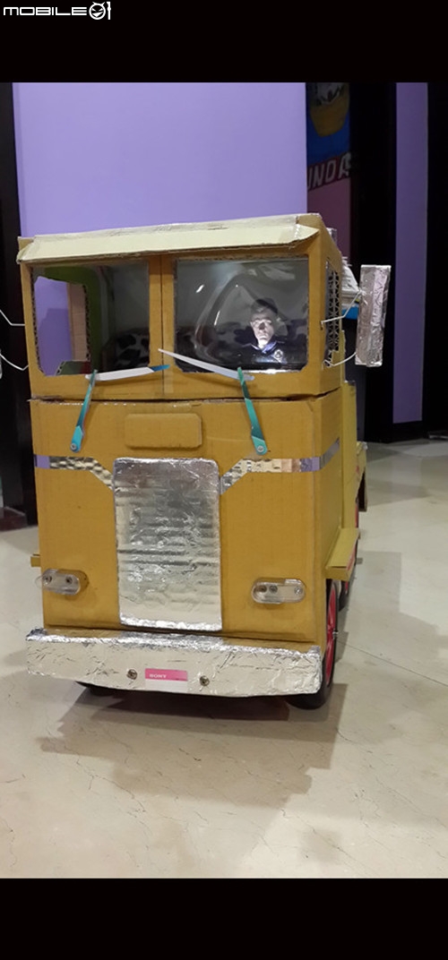自組 T2 紙箱拖車頭